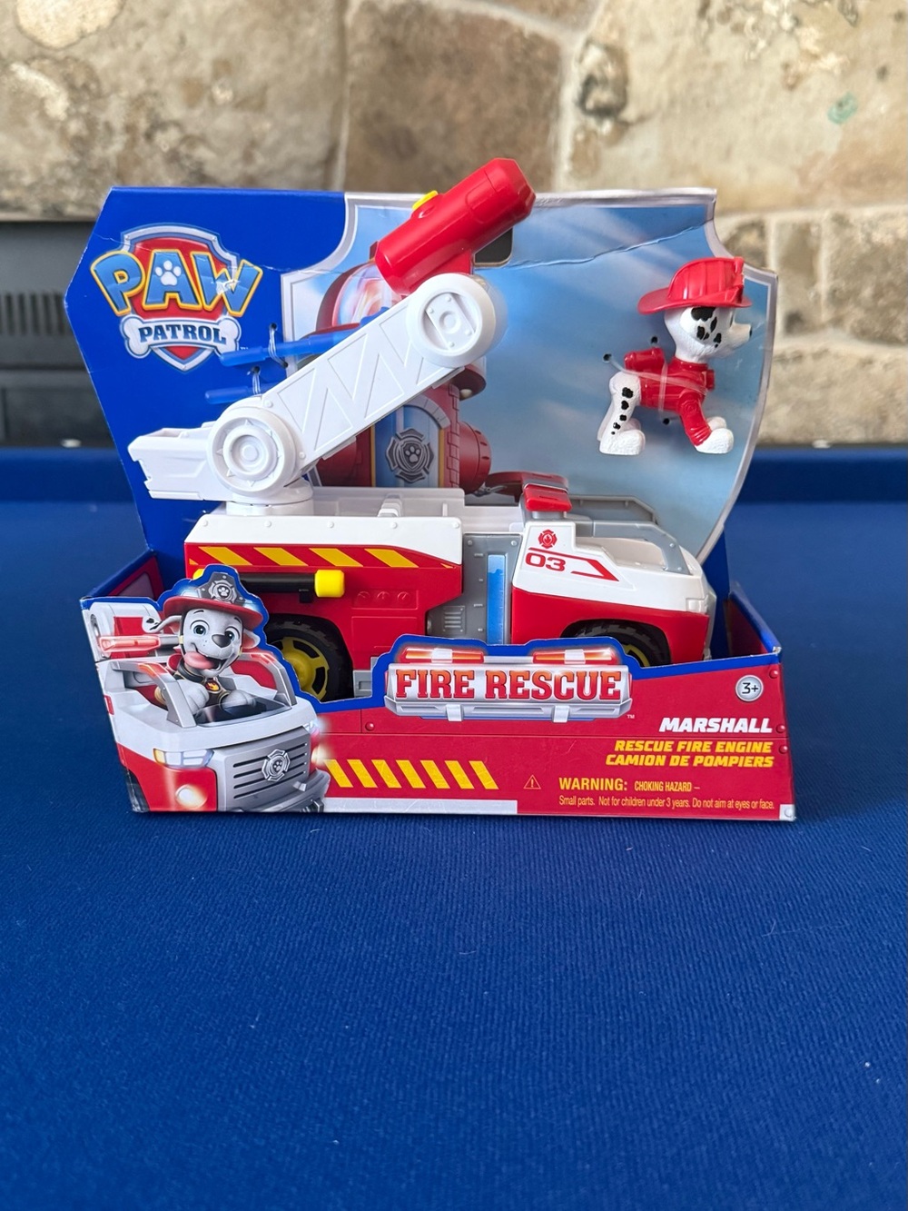 Paw Patrol Marshall Fire Rescue Truck - Red, White & Blue